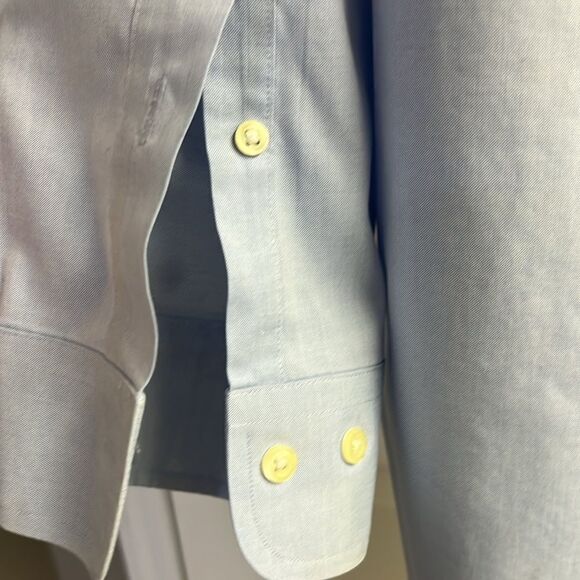 Brooks Brothers 346 Non-Iron All Cotton Long Sleeve Collar Button Down Men Shirt - Picture 6 of 13